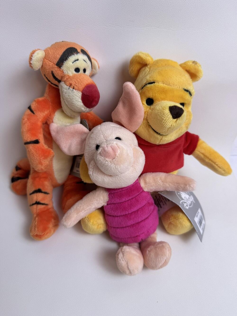 Disney Winnie The Pooh Piglet Tigger Plush Small 3pc Stuffed Set Lovies